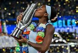 Antrajame sete išsigelbėjusi Gauff tapo WTA 1000 turnyro nugalėtoja
