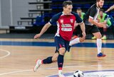 Futsal A lygos mėnesio MVP V.Lukša: „Tikslus jau pasiekėme, liko mėgautis futbolu“