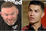 C.Ronaldo sureagavo į W.Rooney žodžius: buvusį komandos draugą išvadino „pavyduoliu“