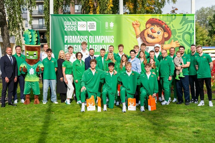 Sėkmės Dakaro jaunimo olimpinėse žaidynėse Lietuvos talentams linkėjo ir čempionai