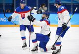 Sensacija: paskutinę minutę pratęsimą išplėšę slovakai po baudinių serijos nokautavo JAV ir žengė tarp 4 stipriausių olimpinių komandų