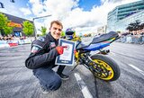 Lietuvos motoakrobatas A.Gibieža pagerino pasaulio rekordą 