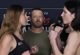 Tobuli svėrimai: visi UFC turnyro Meksikoje dalyviai pasiekė reikiamą svorio ribą, tarp jų ir Ernesta Kareckaitė