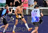 Duplantis įgyvendino didžiausią savo svajonę: 12-ą kartą pasaulio rekordą pagerino Stokholme