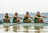 Lietuvos keturvietė prasibrovė į pasaulio irklavimo čempionato pusfinalį