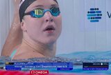 Puikiai rytinėje sesijoje pasirodžiusi R.Meilutytė į pusfinalį pateko su trečiu geriausiu rezultatu