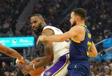 „Warriors“ domėjosi galimybe mainais gauti L.Jamesą