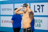 Olimpietis Andrius Šidlauskas pakartojo Lietuvos vyrų plaukimo krūtine rekordą