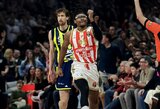 „Fenerbahče“ pergalių seriją sustabdė „Crvena Zvezda“ su Motiejūnu