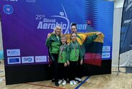 Slovakijoje – Lietuvos aerobinės gimnastikos atstovų medaliai