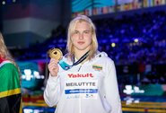 Po istorinio triumfo pasaulio čempionate R.Meilutytė galvojo apie Ukrainą: „Kol mes čia džiaugiamės, Rusija puola Ukrainą ir tai labai liūdina bei priverčia dar labiau vertinti šį momentą“