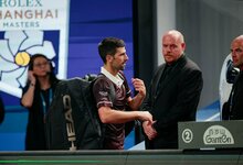 Novakas Djokovičius prieš Hubertą Hurkaczą | EPA / ALEX PLAVEVSKI nuotr.
