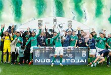 „Kauno Žalgirio“ triumfo akimirkos LFF taurėje | Eriko Ovčarenko / BNS foto nuotr.