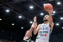 „Gargždai“ – „Žalgiris“ rungtynių akimirka | Roko Lukoševičiaus nuotr.