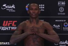 Israelis Adesanya | „Stop“ kadras