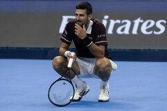 Novakas Djokovičius prieš Daniilą Medvedevą | EPA nuotr.