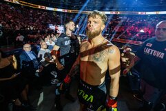 Dominykas Dirkstys – Naglis Kanišauskas kovos akimirka | Teodoro Biliūno / BNS foto nuotr.