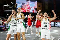 Lietuvos merginų 3x3 krepšinio rinktinė | FIBA nuotr.