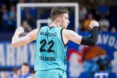 „CBet“ – „Wolves Twinsbet“ rungtynių akimirka | Roko Lukoševičiaus/Betsafe-LKL nuotr.