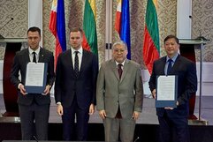 Lietuvos ir Filipinų delegacijos | lff.lt nuotr.