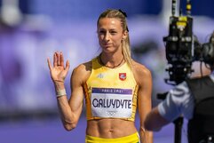 Gabija Galvydytė olimpiados paguodos bėgime | Vytauto Dranginio/LTOK nuotr.