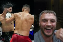 Kovos akimirka ir Sergejus Maslobojevas | „Glory“ nuotr.