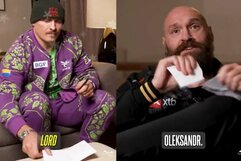 Oleksandras Usykas ir Tysonas Fury | „Stop“ kadras