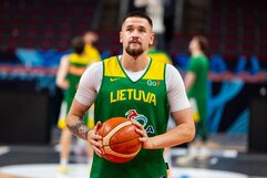 Lietuvos rinktinės treniruotė | Skirmanto Lisausko/BNS Foto nuotr.