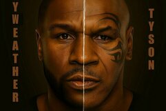 Floydas Mayweatheris ir Mike'as Tysonas | Organizatorių nuotr.