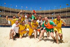 Lietuvos paplūdimio futbolo rinktinė | lff.lt nuotr.