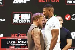 Jake'as Paulas ir Anthony Joshua | „Stop“ kadras