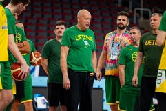 Lietuvos rinktinės treniruotė | Skirmanto Lisausko/BNS Foto nuotr.