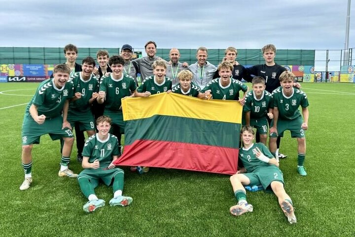Lietuvos U-15 futbolo rinktinė | Organizatorių nuotr.