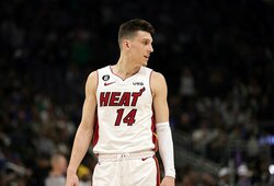 T.Herro gali sugrįžti į aikštę trečiajame NBA finalo mače