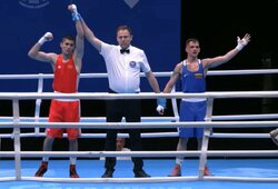Keista Europos bokso čempionato pabaiga E.Skurdeliui: dėl prakirsto veido pergalė atiduota jo varžovui