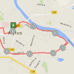 8.47 km trasa Alytuje