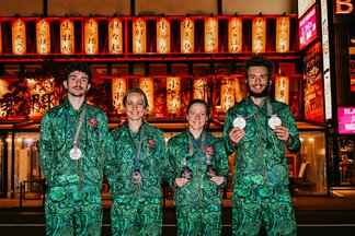 Mikalojus Makutėnas, Adrija Atgalainė, Rokas Koveckis, Gedvilė Diržiūtė | Augusto Četkausko nuotr.