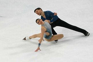 Charlene Guignard ir Marco Fabbri | Scanpix nuotr.