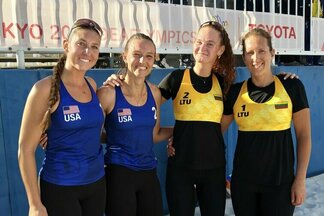 Paplūdimio tinklinis | Augusto Četkausko nuotr.