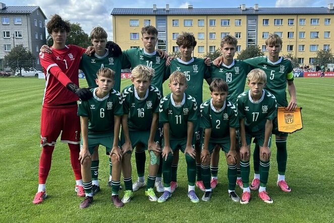Lietuvos U-15 futbolo rinktinė | lff.lt nuotr.