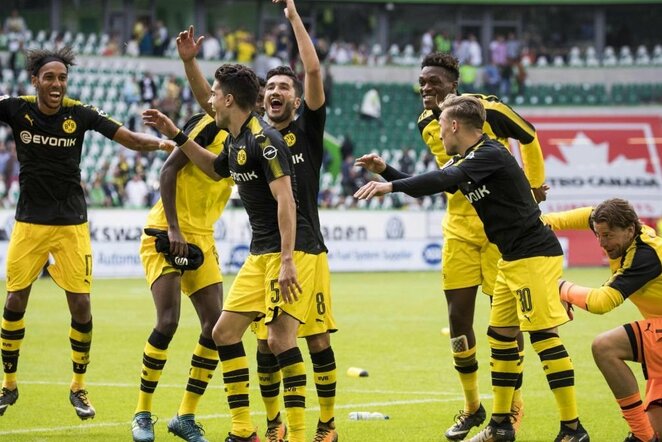 Dortmundo žaidėjų džiaugsmas | Scanpix nuotr.