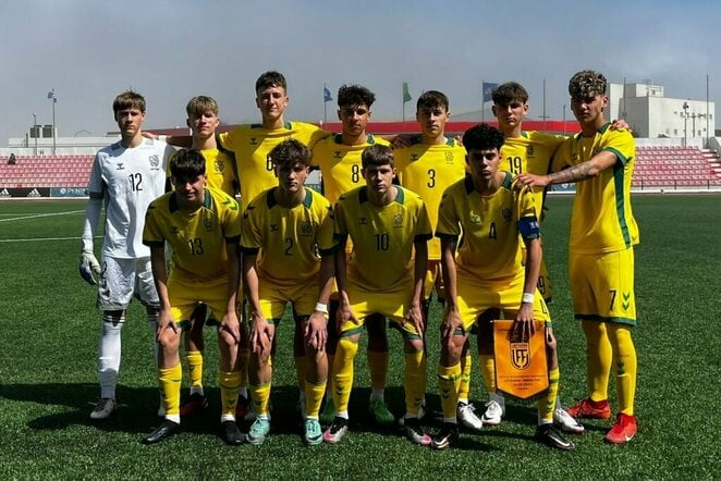 Lietuvos U-16 futbolo rinktinė | lff.lt nuotr.