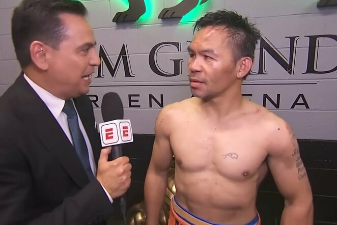 Manny Pacquiao | „Stop“ kadras