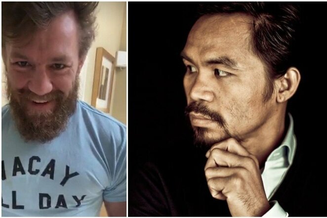 Conoras McGregoras ir Manny Pacquiao | Instagram.com nuotr