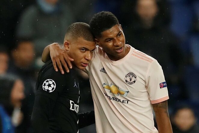 Kylianas Mbappe ir Marcusas Rashfordas | Scanpix nuotr.