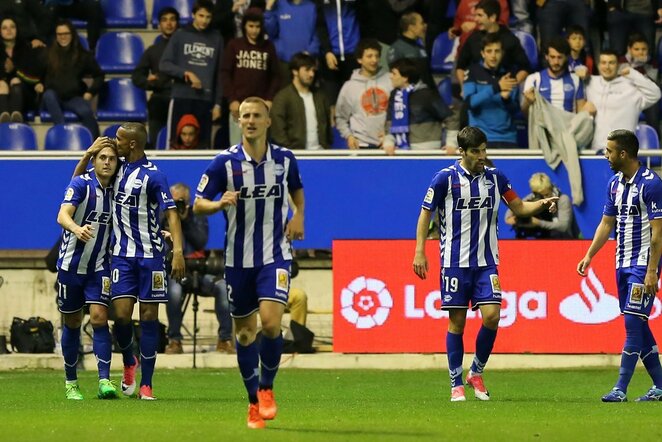 „Deportivo Alaves“ – „Villarreal“ rungtynių akimirka | Scanpix nuotr.