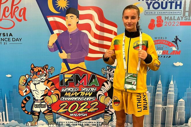 Mia Bazytė (Lietuvos muaythai federacijos nuotr.) | „Facebook“ nuotr.