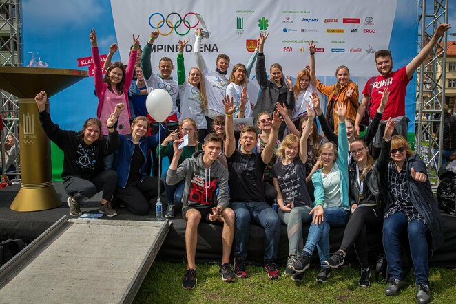 Moksleiviams – neeilinė Olimpinės dienos patirtis | Roko Lukoševičiaus nuotr.