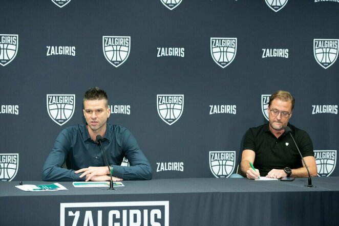 Mantas Kalnietis ir Glennas Stahlis | zalgiris.lt nuotr.