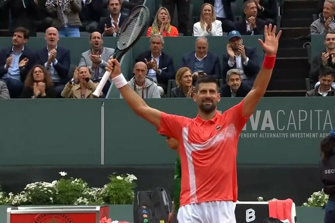 Novakas Djokovičius | „Stop“ kadras